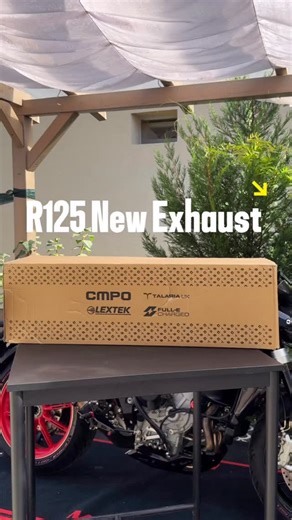 AA_Last_Ride on Instagram: "New Exhaust for Yamaha R125 is here. We went from OEM to Dominator exhaust to @lextekexhausts carbon fiber CP9C full exhaust. Yes i know so many of you like the exhaust from dominator but i wanted to give to more options to choose from so this time around i got the replacement exhaust from LEXTEK. I will be posting a detailed step by step guide video of the exhaust installation for you. Meanwhile let’s have a look at the exhaust. #r125exhuast #lextekexhaust #dominator