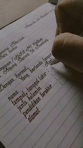 Cara menulis surat lamaran kerja yang benar