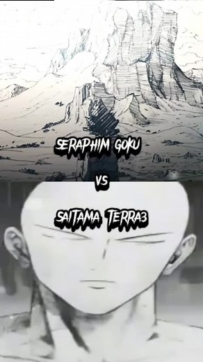 Seraphim Goku vs Saitama Terra3: Epic Showdown