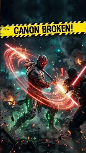Maul's Lightsaber DUEL Just Broke Canon Rules?!