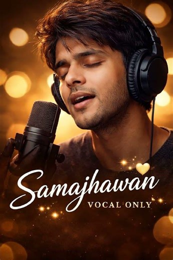 Samjava ♥️ | Raw Vocal Only (No Music) | Emotional Hindi Song #Shorts