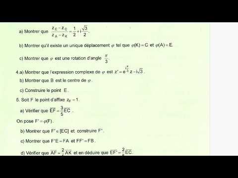 Exercice 2 part 3 Complexe Bac 2025 Math Principale 27 févr 2026