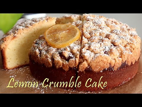 Hello, Lemon-Lovers! Each bite must be like a burst of sunshine! This Lemon Crumble Cake is for you