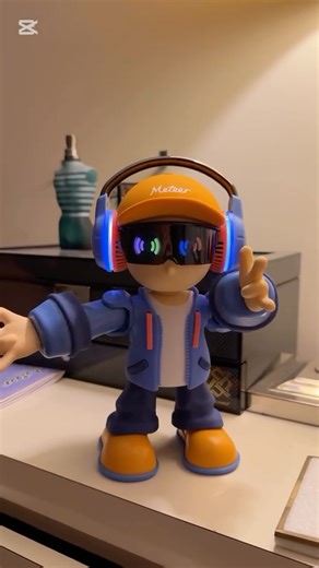 AleksandreSaniG _CCreator on Instagram: "Meet Meteer AI — the robot that grooves, moves, and interacts like it has a personality! Whether it’s dance battles, music nights, or just fun at home, this AI buddy brings the party to life. 🕺✨🤖 #meteerai @meteer.official #smartrobot #meteer.official"