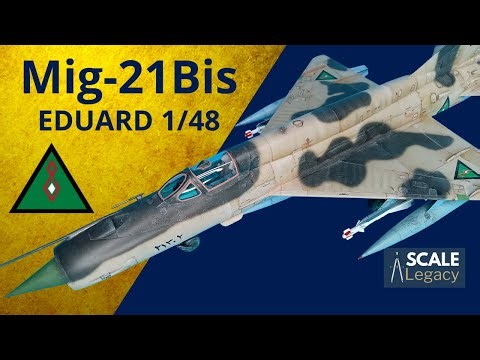 MiG-21Bis Eduard 1/48 – Iraqi Desert Storm Fighter | Realistic Weathering