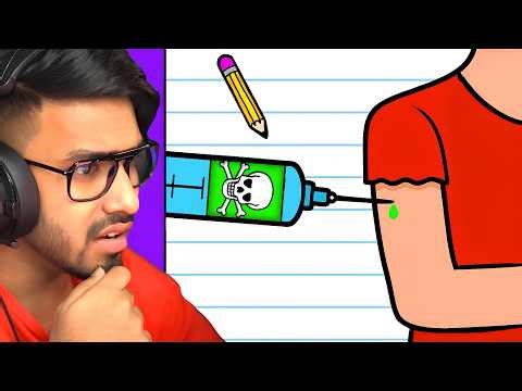 DRAWING THINGS TO DESTROY PEOPLE LIVES | TECHNO GAMERZ