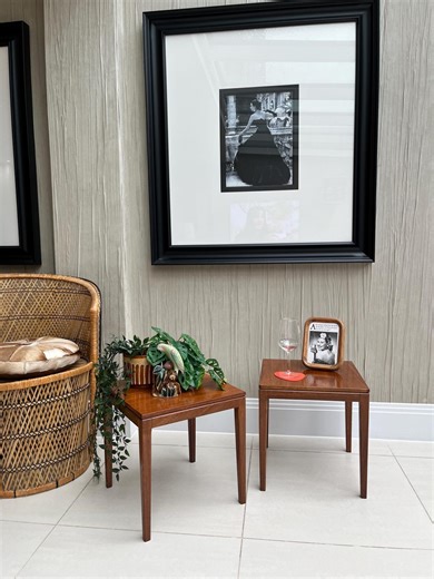 Mid Century British Teak Nesting Side Tables – Pair (c.1960s–70s) - Etsy UK