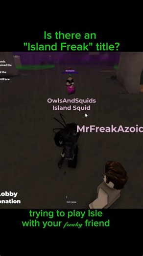 Is there an Island Freak title? #Isle #robloxisle