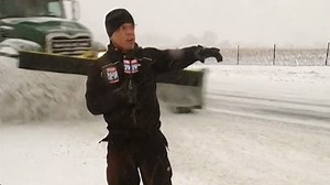 #BOOM: Remember that time Steve Keeley and his cameraman Greg were nearly leveled by a wave of snow from a snow plow? How could you forget?! It happened three years ago today! | FOX 29