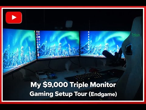 My $9,000 Triple Monitor Gaming Setup Tour (Endgame)