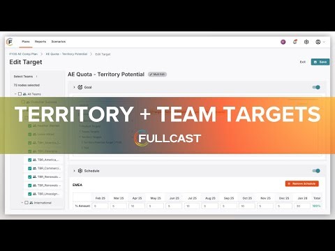 Using Territory-based Targets to Set Rep Quotas