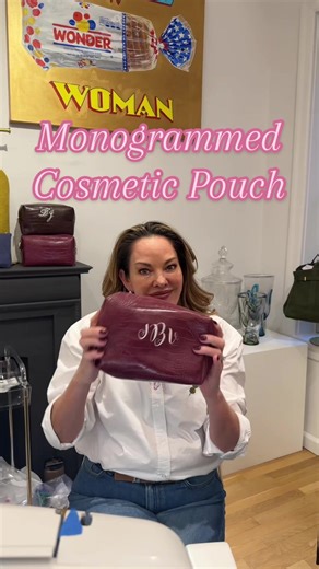 Here is why I love these croc makeup pouches so much!! Adding a monogram to them just makes them that much better!! #monogram #monograms #monogrammed #personalizedgifts #personalizedgift
