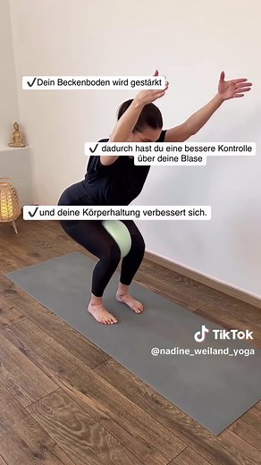 Sanfte Übungen für den Beckenboden und Rücken