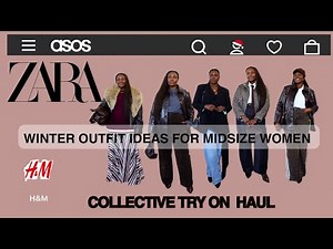 ASOS WINTER HAUL MIDSIZE TRY ON US / UK