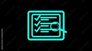 SEO optimization, SEO analytics, Content marketing, Email communication, social media, animation. Digital marketing data analysis - 2d animation 4k video clip.