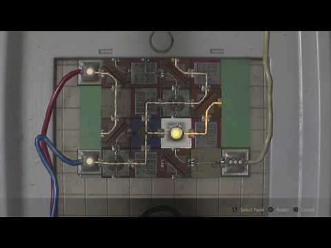 RESIDENT EVIL 2 Electric Door Panel Puzzle Leon (2nd Playthrough) Jail Parking Garage Key Card