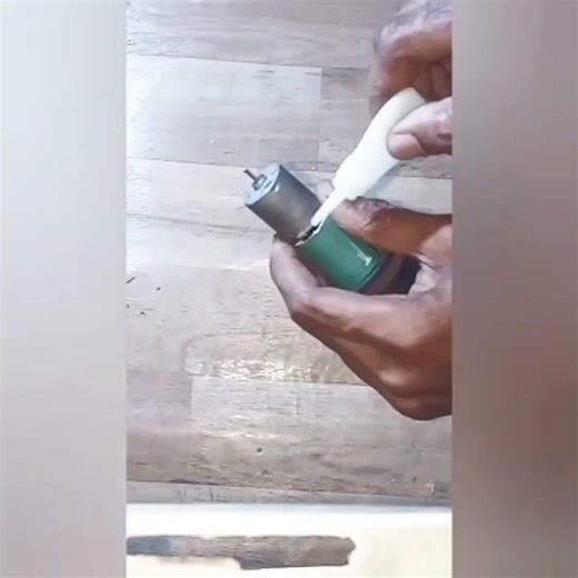 Powerful homemade ceiling fan.