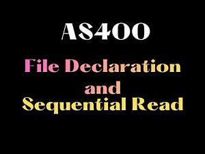 COBOL File Declaration and Sequential Read