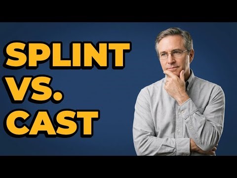 When Is A Splint Used Instead Of A Cast?