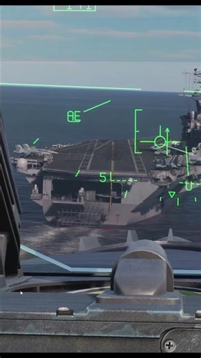 HUD view OK grade landing. #dcs #aviation #simulator #military #gaming