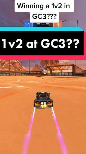1v2 GC3 Rank Win: Boost Management & Dodging Demos