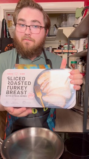 3.4K views · 97 reactions | Tonight we’re making a super realistic dinner! The pre-cooked citrus turkey from Costco and scallop potatoes, I liked both of them very well! ￼#WhatIMadeForDinnerTonight #Dinner #EasyDinner #QuickDinner | Amateur Chef | Facebook