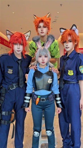 So many Nicks! #cosplay #Zootopia #Nick Wilde