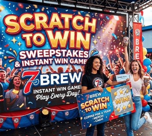 7 Brew Scratch to Win Sweepstakes and Instant Win Game (Over 203,000 WINNERS!) - Hunt4Freebies