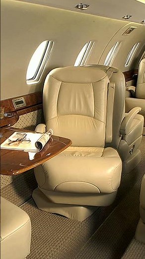 Gool inside Learjet 23 aircraft