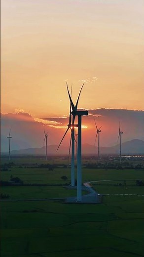 Beautiful Windmills in Motion | Clean Energy Power from Nature 🌿