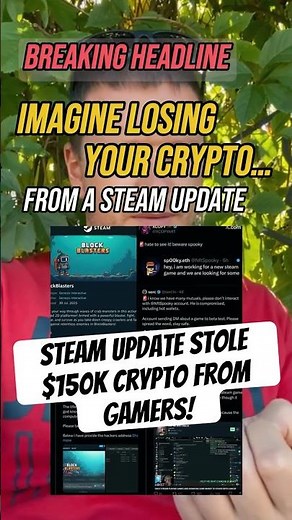 Steam Update Stole $150K Crypto From Gamers