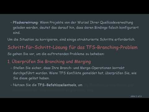 Fehlerbehebung bei TFS-Branching für Experimentelle Entwicklung