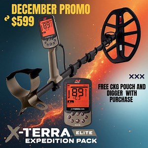 🔥 X-Terra Elite Expedition Pro Pack FREE Pro-Find 40! 🔥 Get the fully loaded Expedition Pro Pack and unlock serious value. FREE Bonuses: ✔️ Minelab Pro-Find 40 Pinpointer ✔️ CKG Digger ✔️ CKG Finds Pouch PLUS: 📦 Free Shipping 📍 Local Pickup Available – Gulf Coast Detector, Freeport FL The perfect all-terrain, multi-frequency detector bundle for beginners and seasoned hunters alike. 👉 Shop Now & Claim Your Free Gear! | Gulf Coast Detector