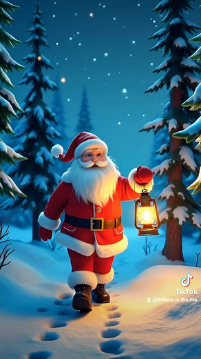 8.1K views · 385 reactions | ✨ Step into the magic… This cozy Christmas scene feels like a moment straight from the North Pole ❄️ Soft falling snow, warm lantern light, and that true holiday wonder we all love. If you need a little Christmas spirit today… this is your sign. ❤️  Follow for daily Christmas magic! #christmastiktok #christmasmagic #fyp #santa #winteraesthetic | Believe in the Magic of Christmas | Facebook
