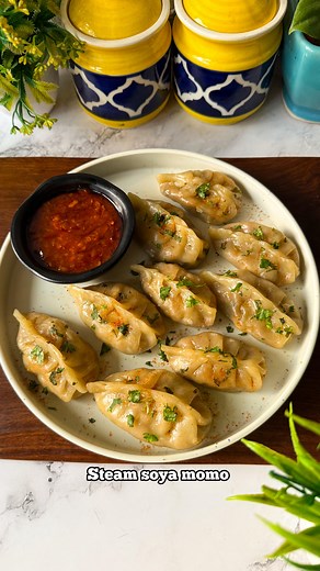 44K views · 14K reactions | Steam soya momo recipe  Save this for...