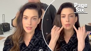 Anne Hathaway reveals lip-plumping hack