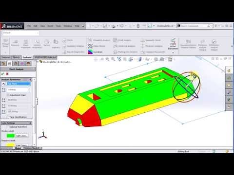 Draft Analysis using SOLIDWORKS 3D design