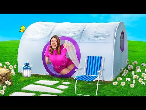 Secret Glamping In Backyard