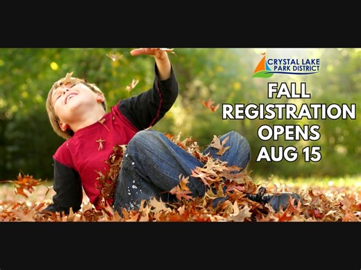 Crystal Lake Park District fall 2025 digital guide is online and registration is open!