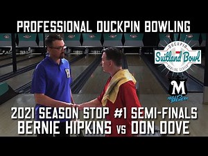 2021 DPBA Pro Tour Stop 1 semifinals - Dove vs Hipkins