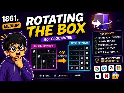 Rotating the Box | LeetCode 1861