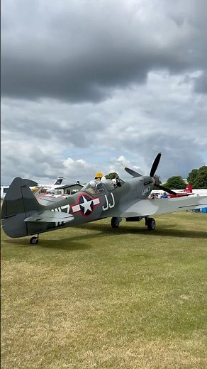 Two-seat USAAF Spitfire at Duxford