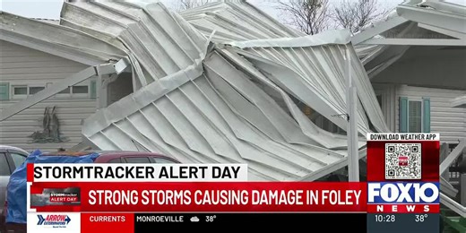 Storm leaves heavy damage at Foley Grove retirement community