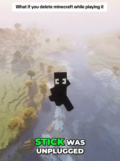 What if you delete minecraft while playing it? #minecraft #minecraftserver #fyp