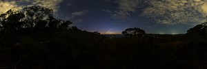 Comet C/2024 G3 Atlas after sunset, Katoomba at night, New  South Wales, Australia 360 Panorama | 360Cities