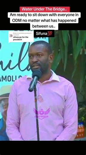 Sifuna's Call for Unity in ODM Politics