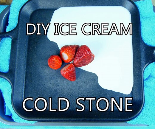DIY Ice Cream Cold Plate W/ Frying Pan