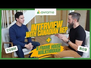 Guide to buying Avrame Kit Homes in CANADA + A-frame house walkthrough