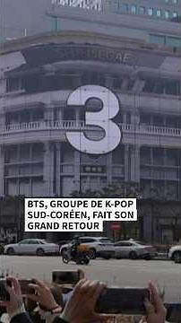 BTS, groupe de K-pop sud-coréen, fait son grand retour