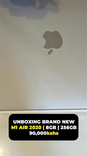 Macbookdealz KE on Instagram: "Brand new M1 air, 2020 8 ram 256ssd 90,000 kshs only with 1 year warranty"